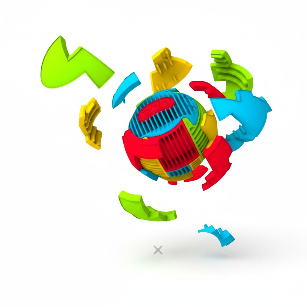 Slida 3D Snap 'N' Wrap Puzzle