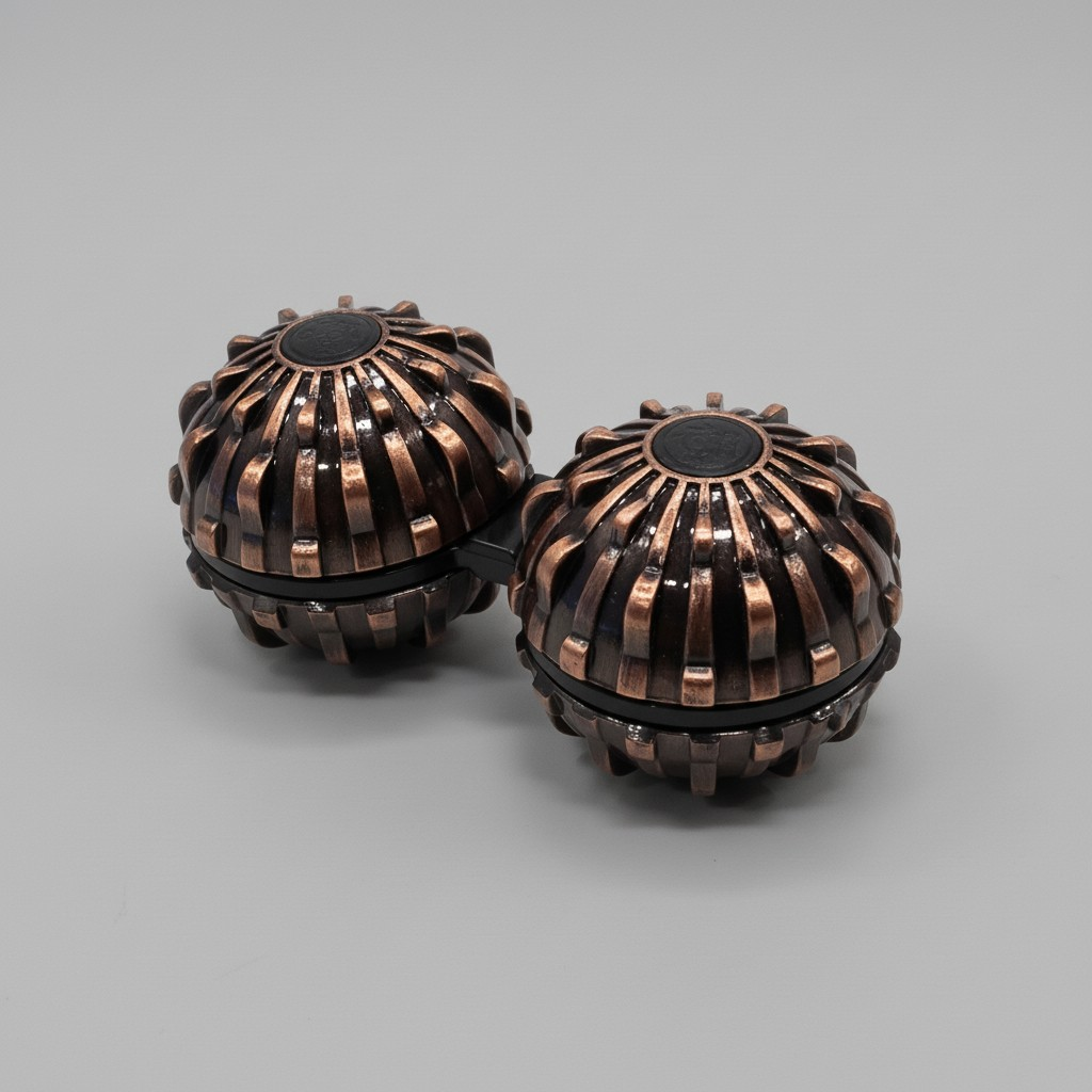 Siamese Massage Ball fidget (metal Touch)
