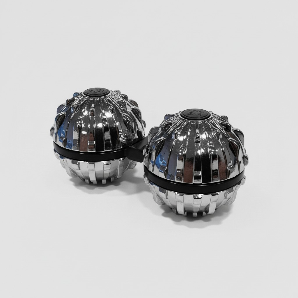 Siamese Massage Ball fidget (metal Touch)